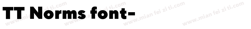 TT Norms font字体转换